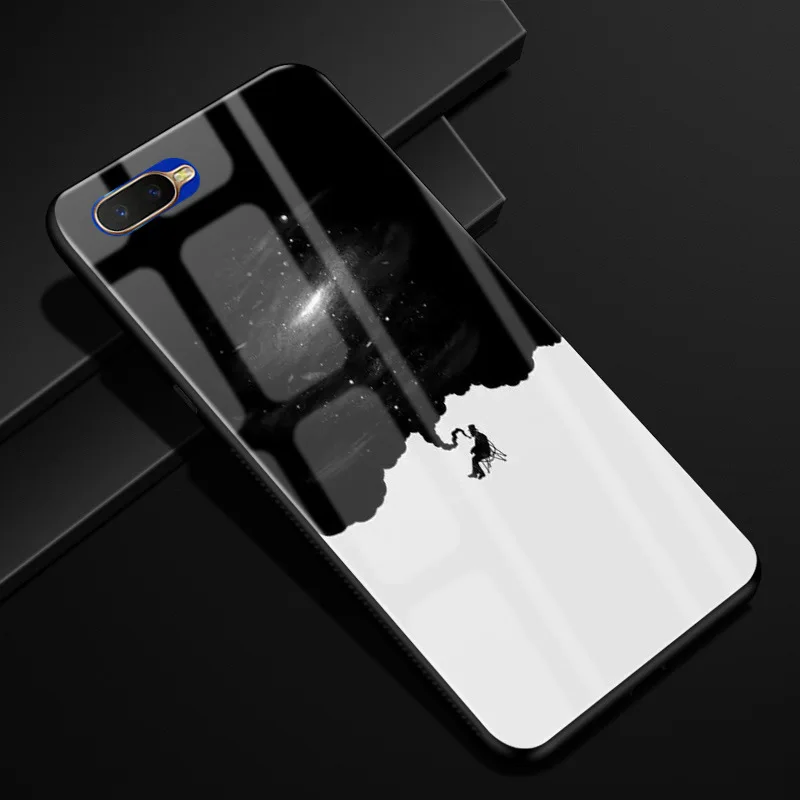 Для Coque Oppo RX17 Neo чехол из закаленного стекла твердая задняя крышка для OPPO RX17 Neo CPH1893 RX17Neo RX 17 Neo чехол силиконовый бампер - Цвет: 5