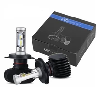 2pcs s1 h4 h7 h11 h1 led auto car headlight 50w 8000lm 6000k 9005 hb3 9006 hb4 automobile headlamp bulb all in one csp lamp