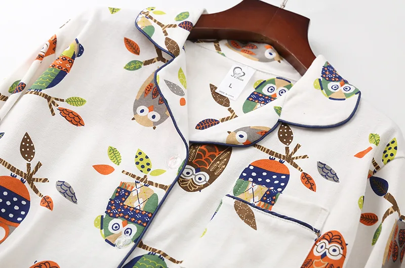 Пижамный комплект с мультяшными розовыми овчинами пижамы для пары мужчин и