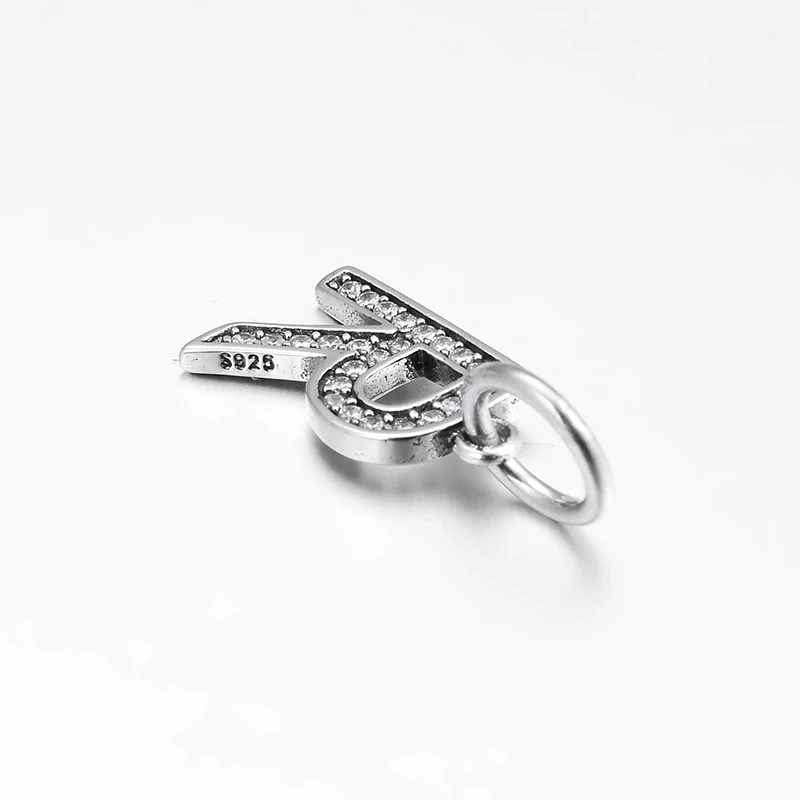 Подвеска из серебра 925 пробы в виде букв алфавита | Украшения и аксессуары