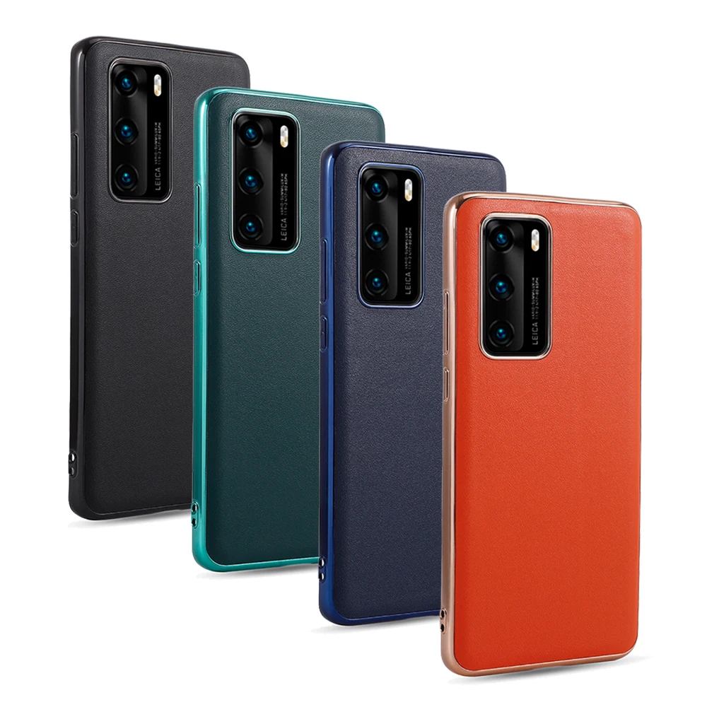 Оригинальный кожаный чехол для мобильного телефона Huawei P30 P40 PRO Mate 30 pro Luxury Marvel 360 полной защиты задней крышки.
