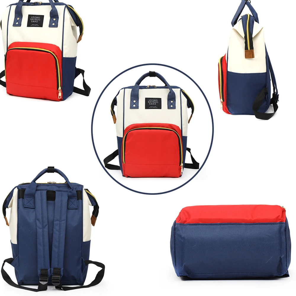 Diaper Bag Backpack For Mom Mother Large Capacity Wheelchairs Trolley Hanken Baby Maternity Bag