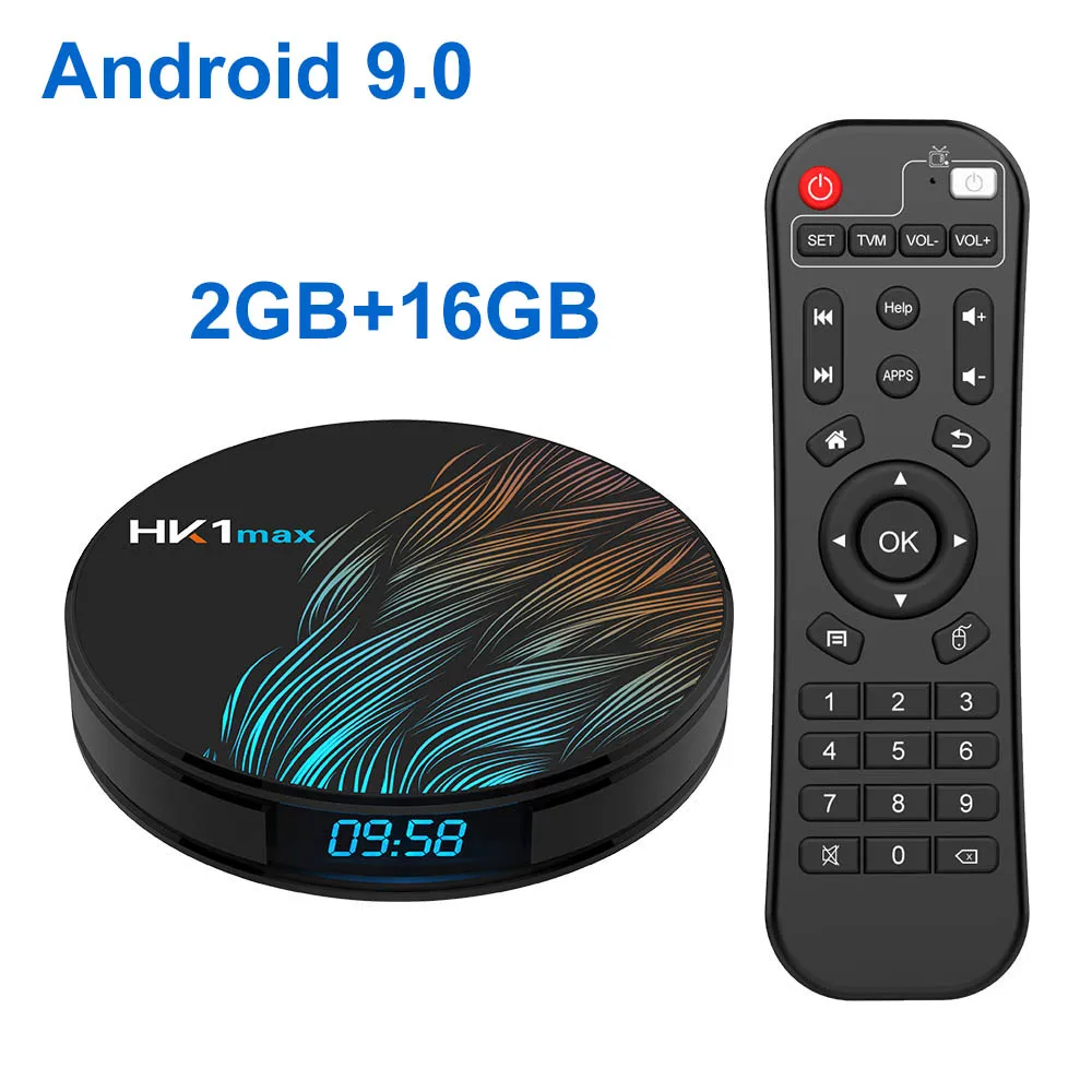2G 16G TV BOX Smart tv box HK1MAX Android 9,0 2,4G/5G Wifi BT 4,0 RK Четырехъядерный 4K 1080P Full HD hk1 max приставка Netflix KD плеер - Цвет: 2G 16G TV BOX
