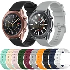 Силиконовый ремешок для Samsung galaxy watch 3, 45, 41 мм, SM-R850, 840, спортивный ремешок для Samsung Gear S3 FrontierClassicActive 2, 40, 44 мм