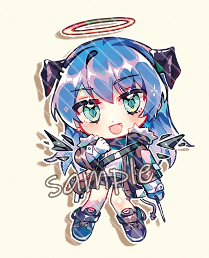 

Anime Arknights Mostima Executor Faust Cosplay Cartoon Transparent Acrylic Figure Keychain Key rings Charm Bag Pendants Gifts