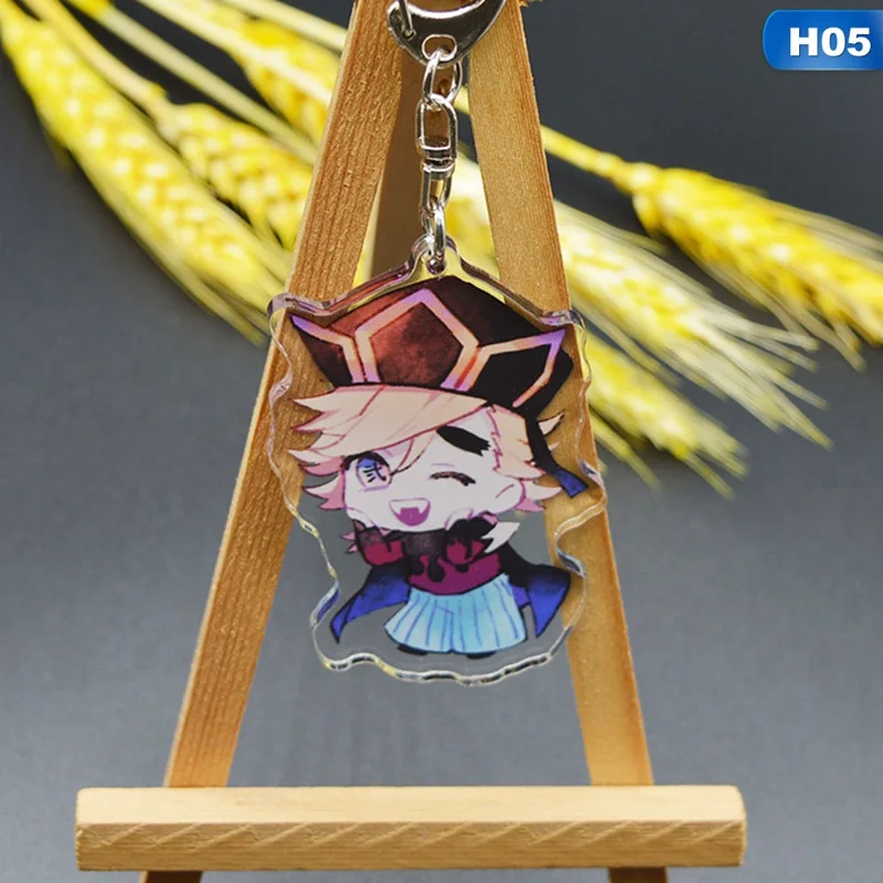 KEY5012H05 Аниме демон убийца: Kimetsu no Yaiba акриловый брелок для ключей Косплей Аниме Подарки - Цвет: KEY5012H05