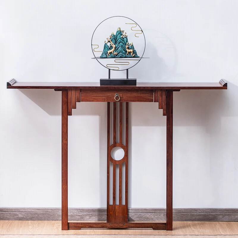 

Стол в китайском стиле для крыльца, узкая форма с полосками, стол, мебель, гостиная