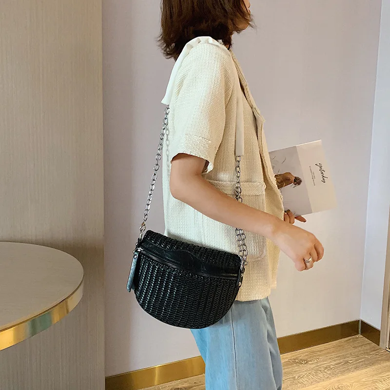 Youda модная ткацкая дамская сумка через плечо с рисунком гусиных лапок Большая