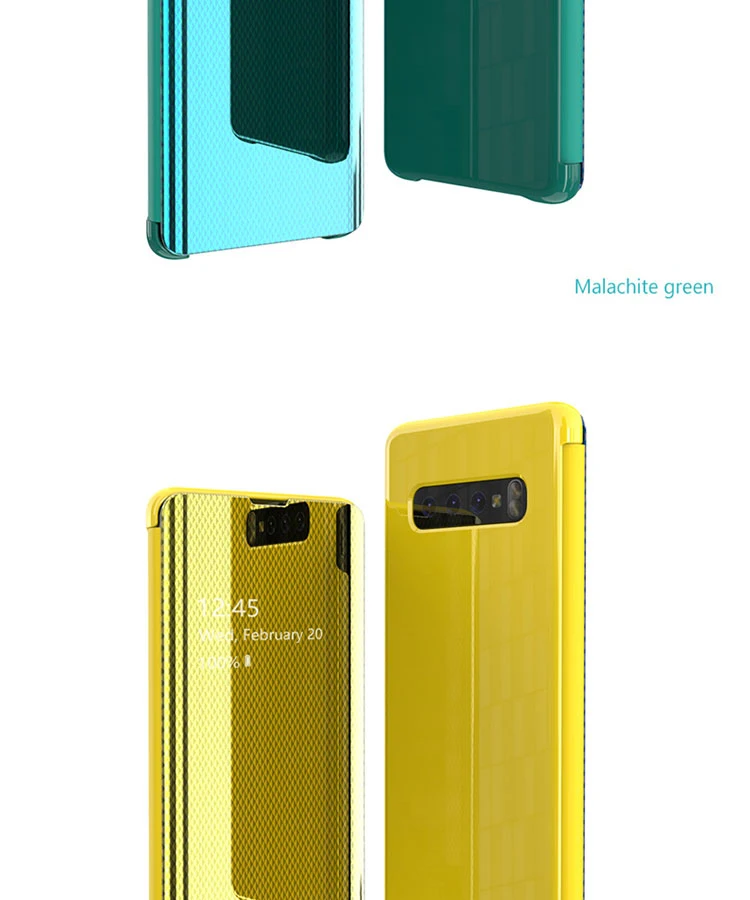 BoeYink умный зеркальный Чехол С Откидывающейся Крышкой для samsung Galaxy S10 S8 S9 плюс S10e S7 Edge Note 8 9 A50 A30 A70 A7 A750 чехол