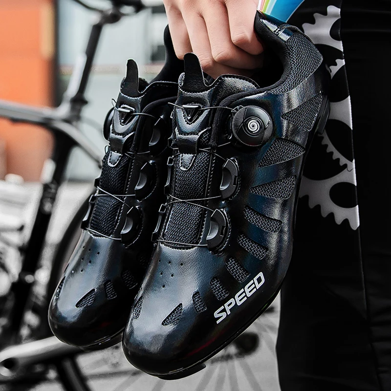 

Professional Sports Pscownlg Bicycle Shoes Men's Self-Locking Road Competition Special Black Spring Comfort and Ventilation