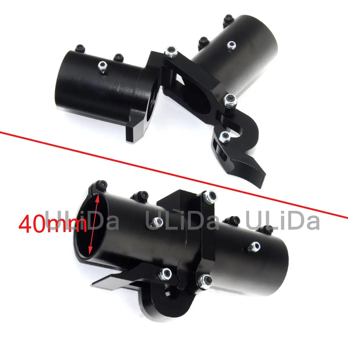 Алюминий 25/30/35/40 мм трубы углеродного трубный фитинг союз в комплекте со