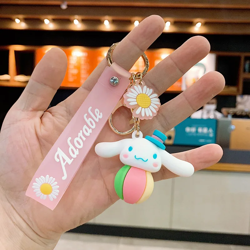 

Kawaii Puppy Cartoon Doll Car Key Chain Bag Ornament School Bag Pendant Doll Christmas Gift Keychain