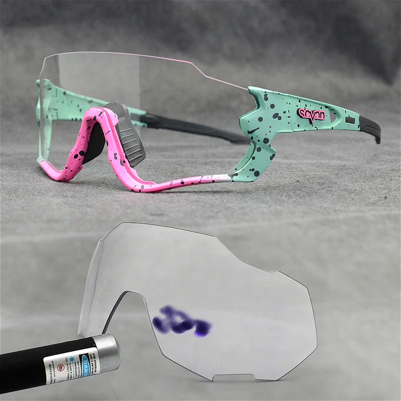 New Cycling Glasses Photochromic MTB Bike Goggles PeterOutdoor Sports Sunglasses For Men Women Eyewear 100 Foxe |