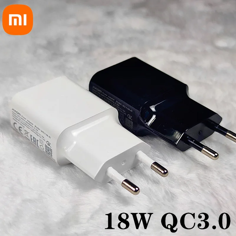 Быстрое зарядное устройство Xiaomi 18 Вт адаптер питания QC3.0 кабель USB Type-C для Redmi note 7 8