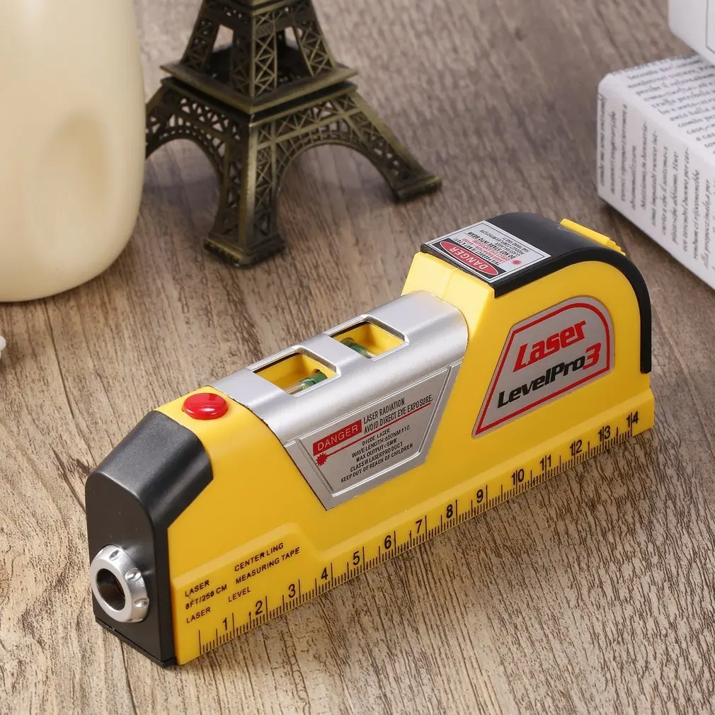 XX LV02 Многофункциональный лазерный уровень нивелир с ИК линией рулетка измерение