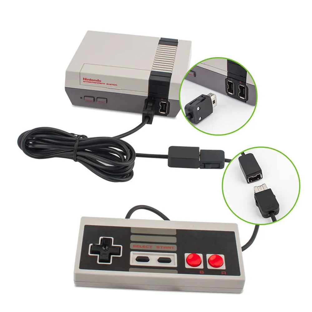 Игровой контроллер IVYUEEN для консоли Nintendo NES Mini Classic Edition с удлинительным кабелем 1 8