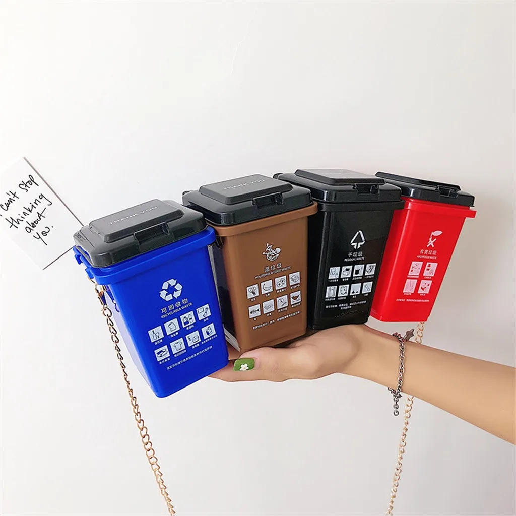 Женские мини-сумки через плечо для помады Женская милая сумка сортировки мусора