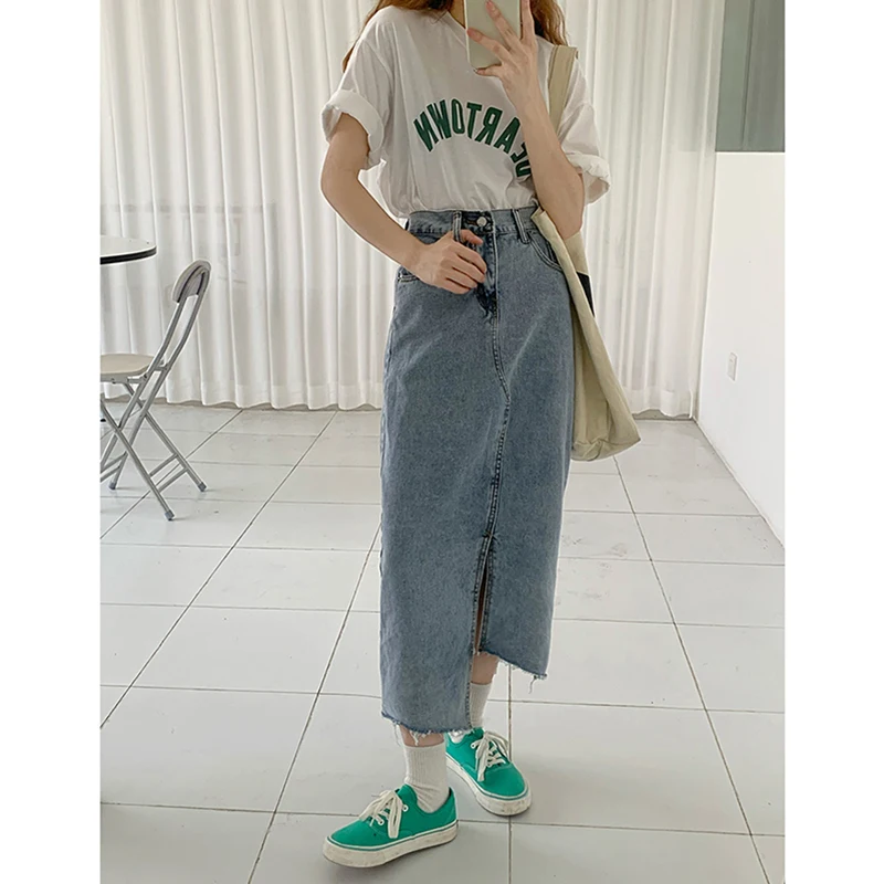 

women jean skirt 6702#
