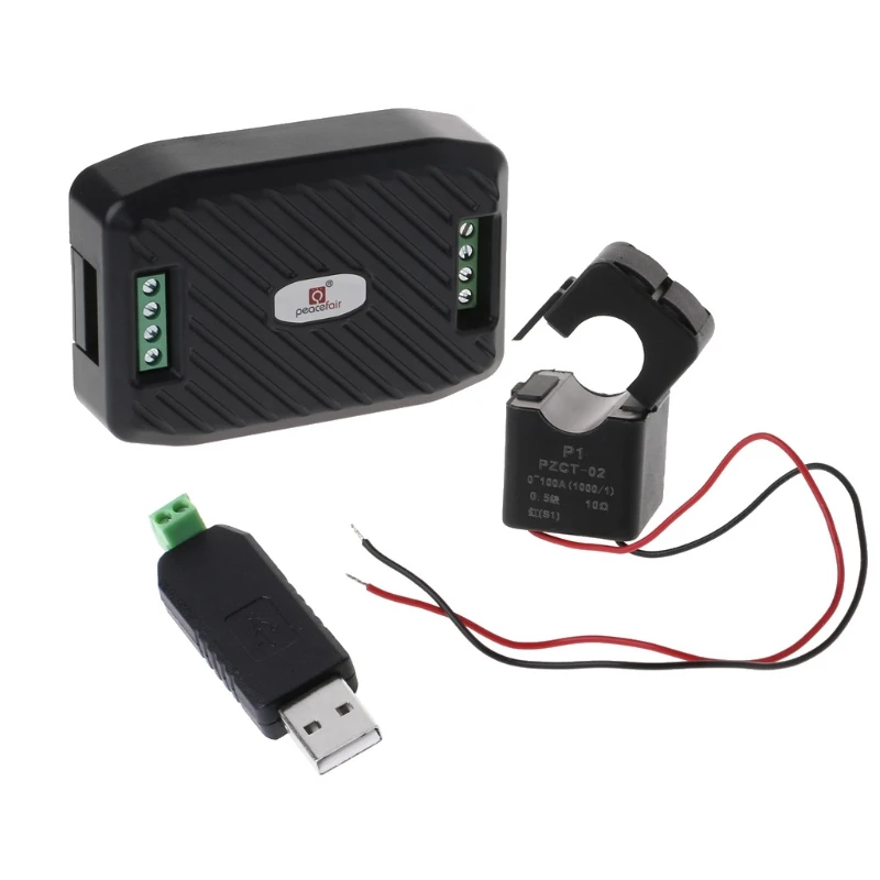 

Модуль Modbus RS485 с датчиком температуры и тока 100 А переменного тока
