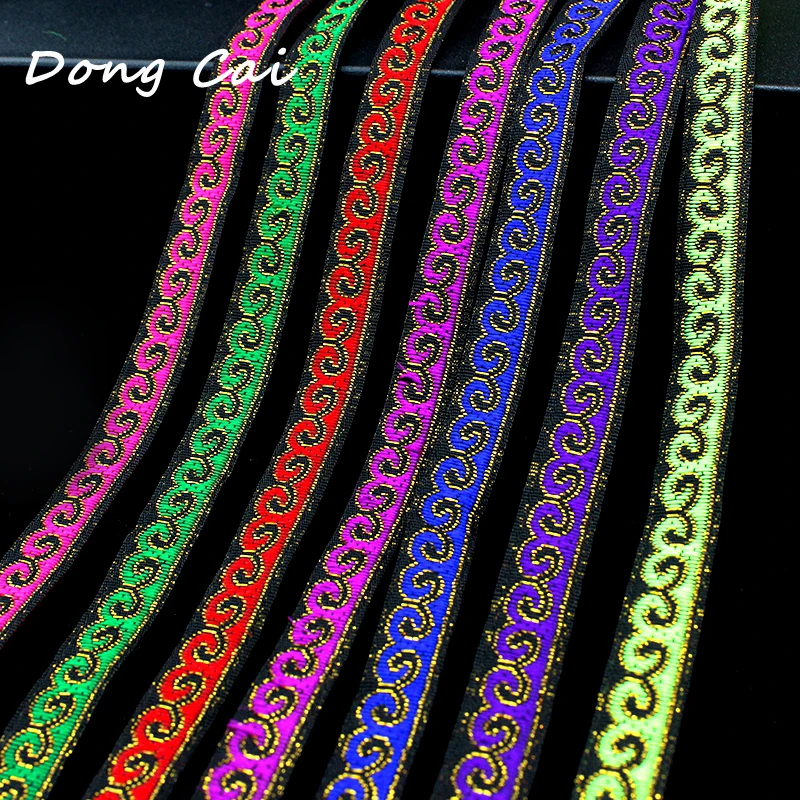 7 ярдов/Лот, ширина 1,2 см, индийская африканская вышитая лента, кружевная одежда, «сделай сам», швейная обувь ручной работы, искусственная кружевная отделка