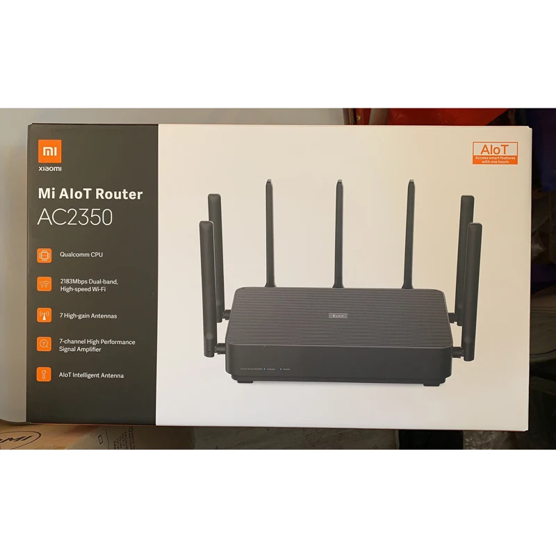 

Xiaomi Mi AIoT Router AC2350 Gigabit 2183Mbps 128MB Dual-Band WiFi Wireless Router Wifi Repeater With 7 High Gain Antennas Wider