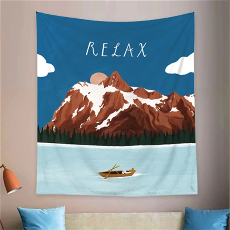 

Bohemian Tapestry Wall Hanging Home Decor Blanket Art Travel Camping Mat Fabric Bedroom Background Cloth Carpet Beach Sofa Cover
