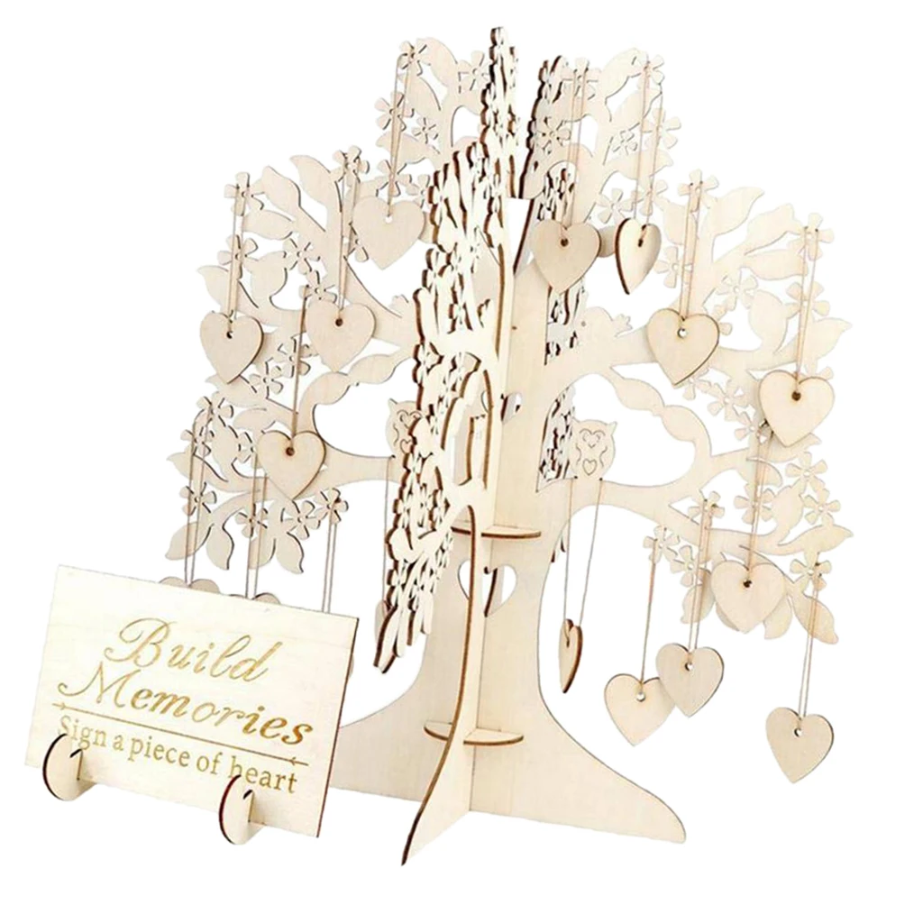 Деревянная книга для гостей свадьбы сделай сам дерево желаний товары свадебной