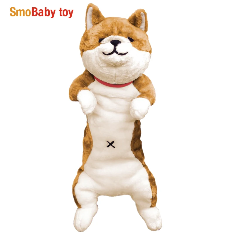 

80cm Japan Giant Shiba Inu Plush Dog Toy Cute Animals Dog Doll Akita Toys Strips Nap Pillow for Children Girlfriend Gift