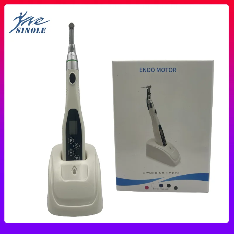 Dental Wireless endo motor EndoMate EndoMotor 16: 1 Reduction Handpiece Reciprocating Contra Angle Treatment machine Equipmen
