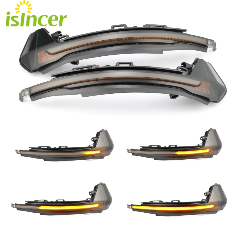 2 шт. Динамический светодиодный поворотник светильник последовательного зеркало