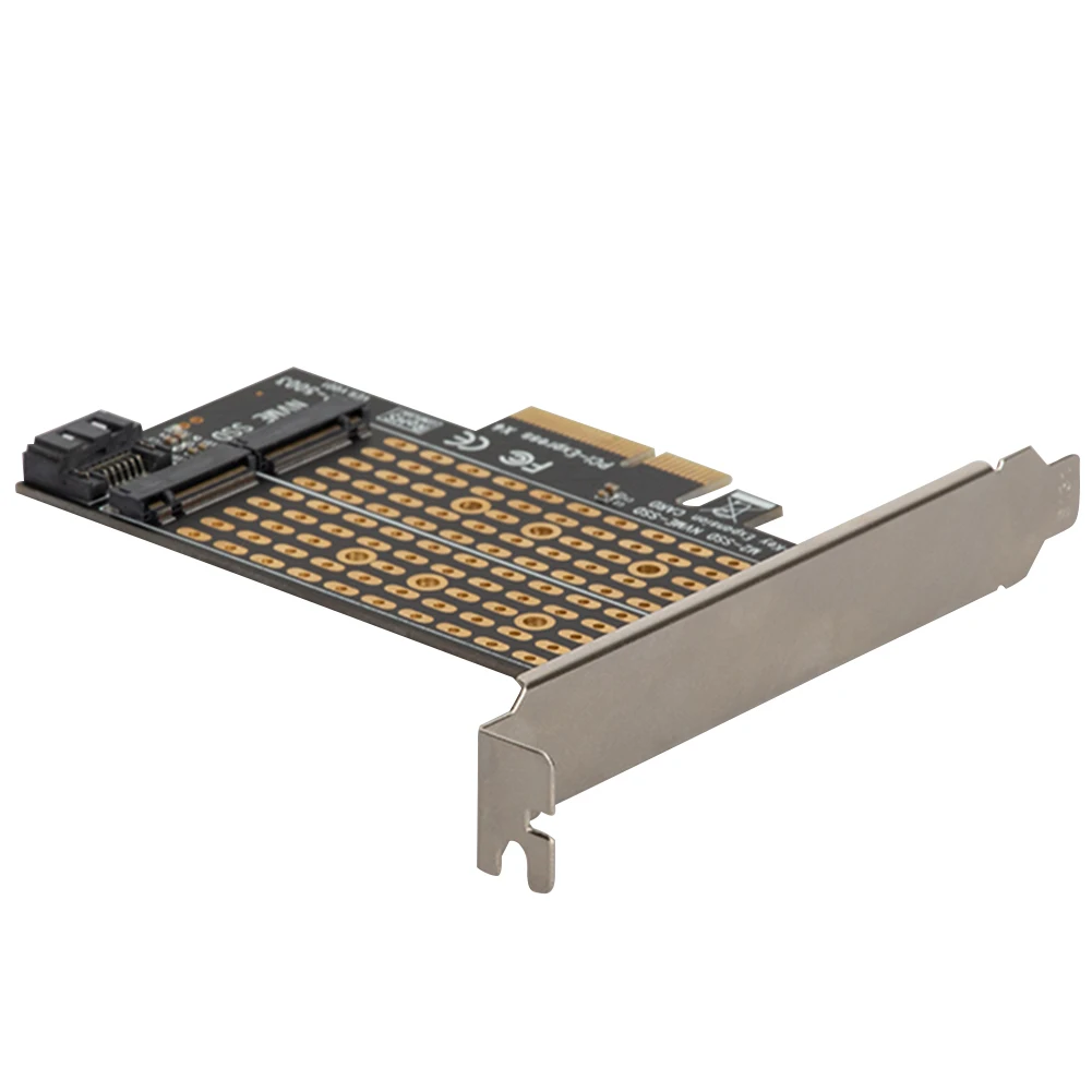 

PCIE to M2/M.2 Adapter SATA M.2 SSD PCIE Adapter NVME/M2 PCIE Adapter SSD M2 to SATA PCI-E Card M Key +B Key Converter Board