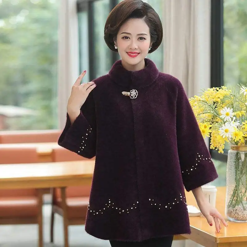 Осень зима 2019 новый женский полосатый каждодневный свободный укороченные