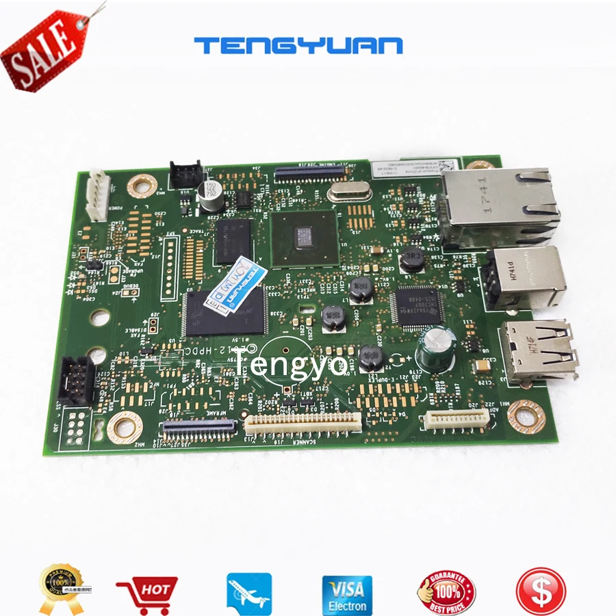 Оригинальная CF378 60001 материнская плата используемая для HP M377dw M377 377dw 377