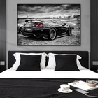 Плакаты GTR на холсте гоночный спортивный автомобиль, Супер авто настенная живопись, современные автомобили, художественные картины для гостиной, домашний декор