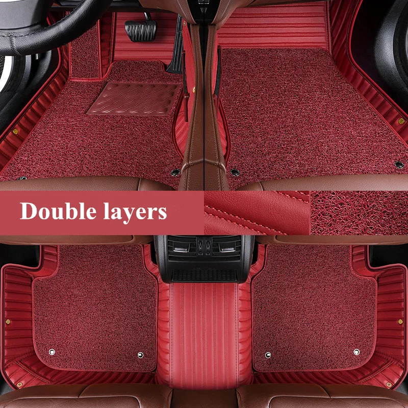 

Best quality! Custom special car floor mats for Mercedes Benz GLA 200 220d 250 2019-2013 waterproof double layers car carpets