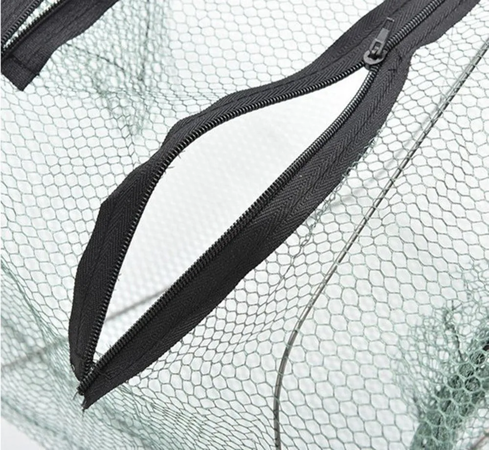 

2021 New Folding Fish Minnow Crab Fishing Bait Shrimp Trap Cast Net Cage Lightweight Durable Outdoor Portable Camping Equitment