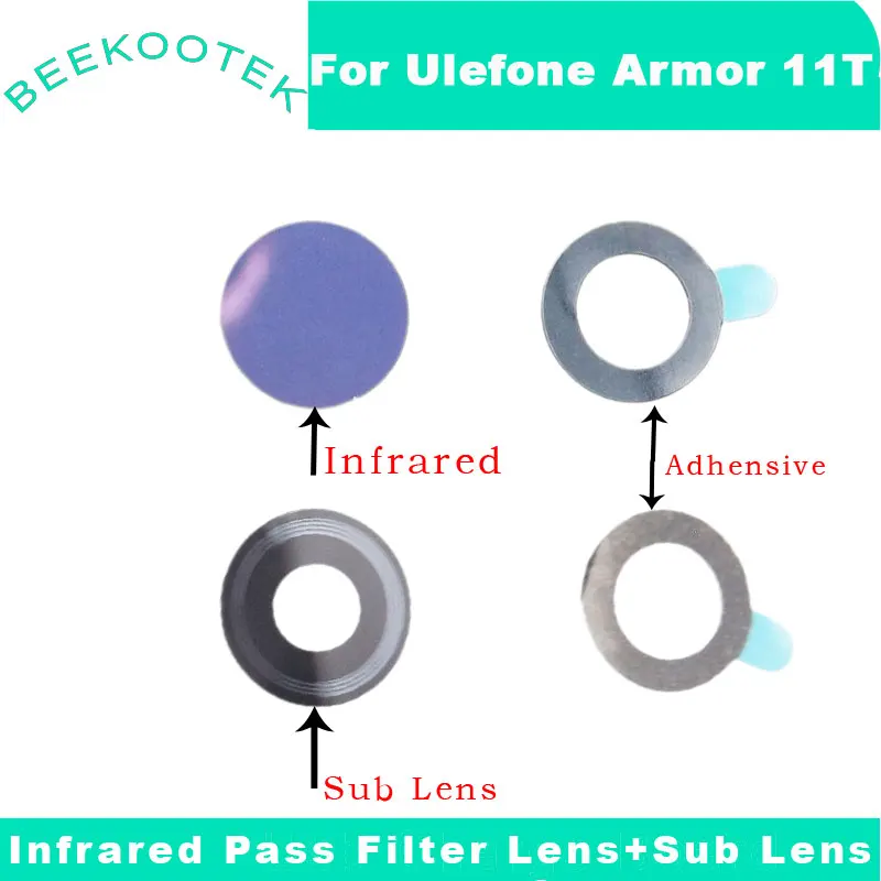 

New Original Ulefone Armor 11T Infrared Pass Filter+Sub Lens+adhensive Repair Replacement Parts For Ulefone Armor 11T Cellphone