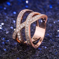 hoyon 14k rose gold color white 1carat diamond ring for women natural fl diamond gemstone bizuteria anillos de wedding ring