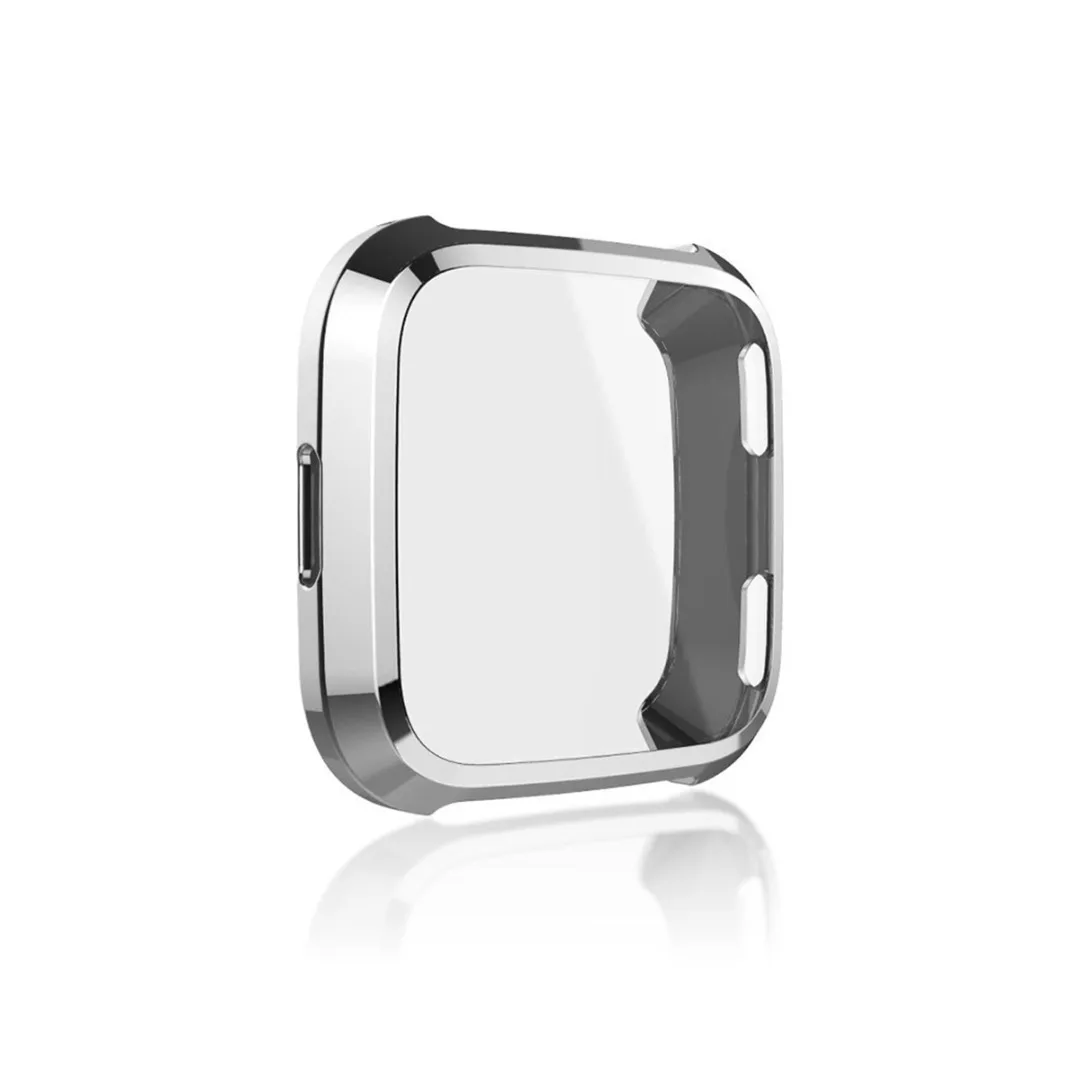 

For Fitbit Versa Full Frame Case Cover Slim TPU Watch Screen Protector Shell Replacement Watch Accessories For Versa Watches