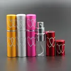 50 шт.лот 10 мл насос оптовая торговля 10cc парфюмерная бутылка многоразового использования распылитель пустая прозрачная бутылка для ароматов из алюминиевого стекла