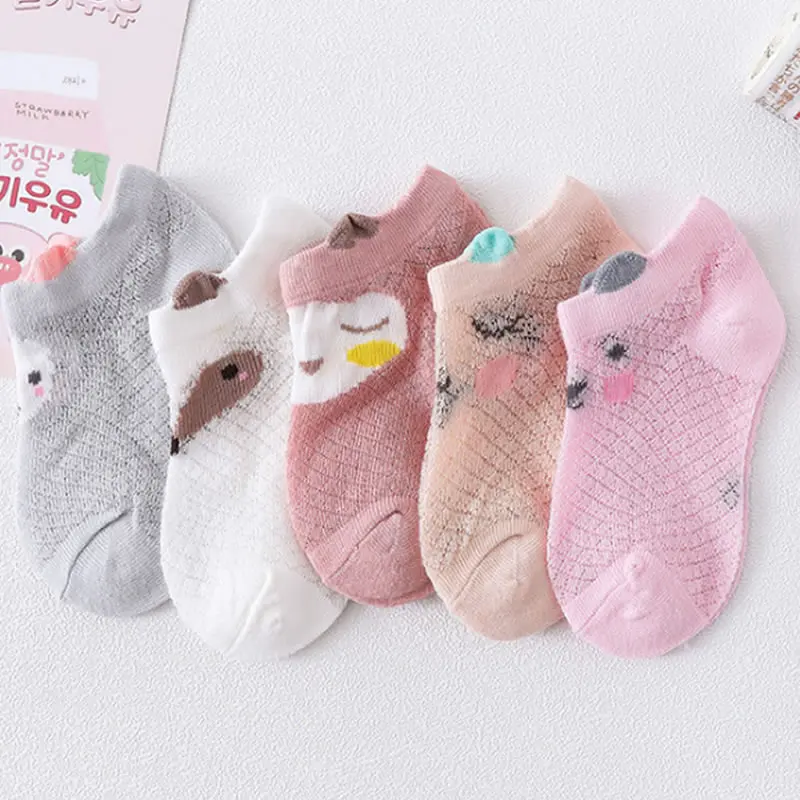 Носки для новорожденных летние новые тонкие мягкие пустотелые Детские сетчатые