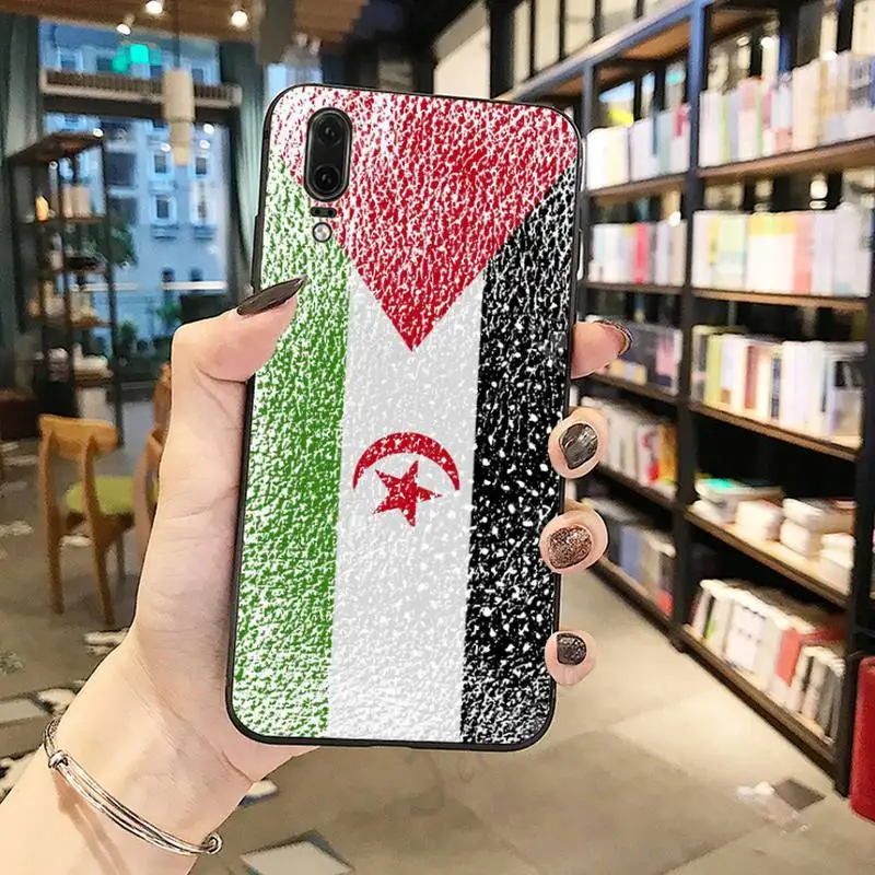 

Western Sahara Flag Phone Case For Huawei honor Mate P 10 20 30 40 Pro 10i 9 10 20 8 x Lite