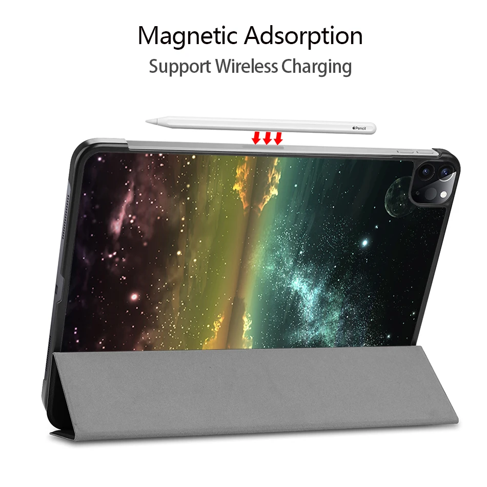 Чехол MTT 2018 2020 для iPad Pro 12 9 дюймов 3 го 4 поколения из искусственной кожи с магнитной