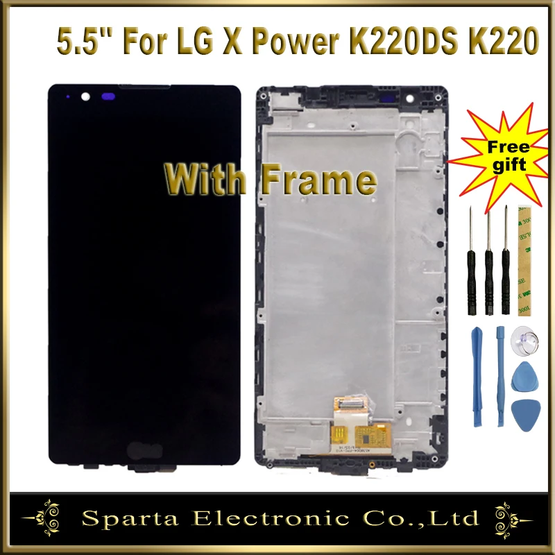 ЖК дисплей для LG X Power K220DS K220 с сенсорным экраном дигитайзер Ремонтный дисплей|display