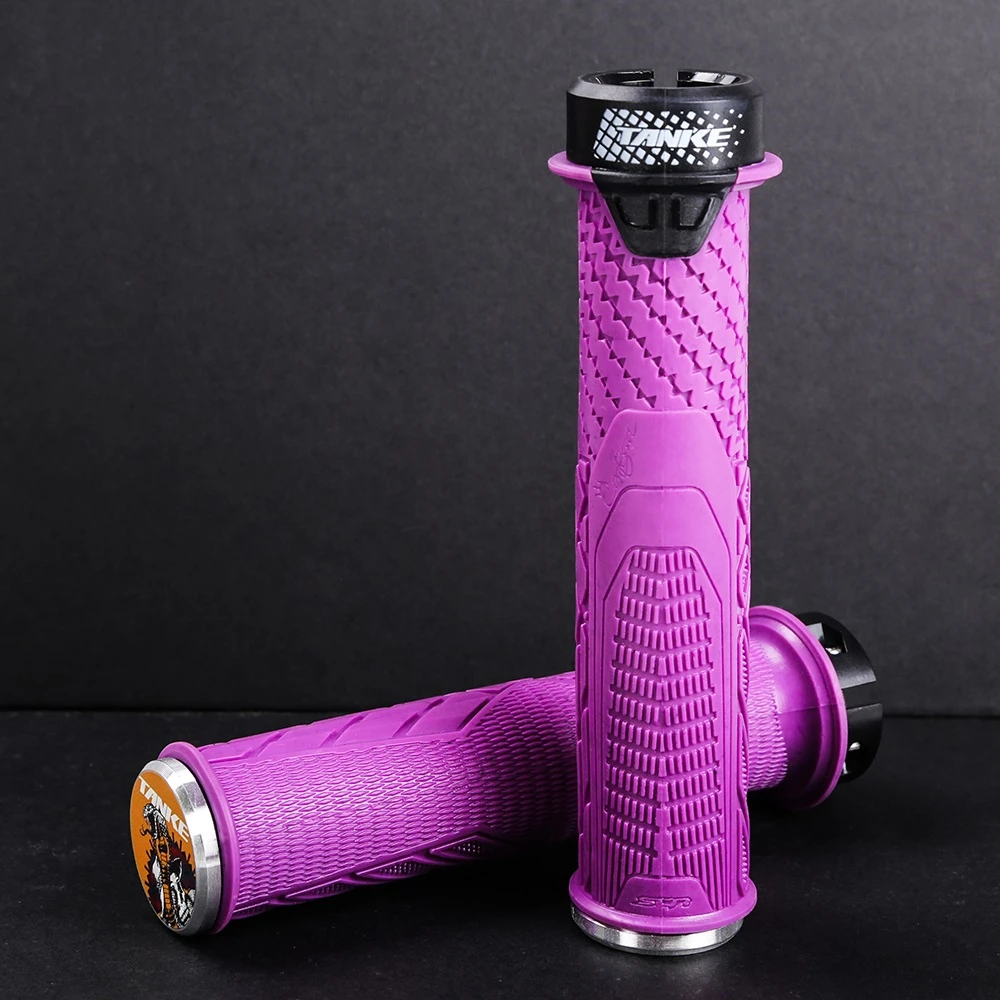 

Mountain Road Bike Handlebar Cover Grips Smooth Soft Silicone Rubber Anti-slip Handle Grip BMX MTB Fixed Gear Lock on Bar End