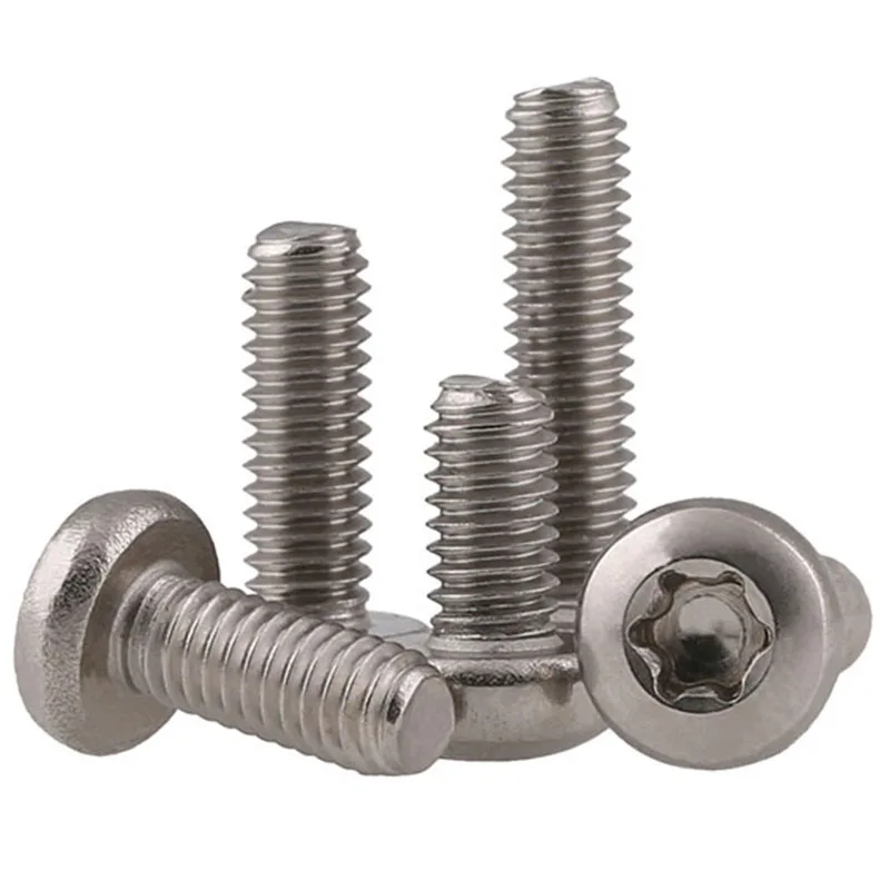 M2 - 0.4 (2mm) Button Head Torx Security Machine Screws A2 304 Stainless Steel bolts |