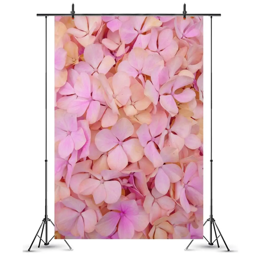 

Фон для фотосъемки новорожденных с изображением цветов лепестков стен