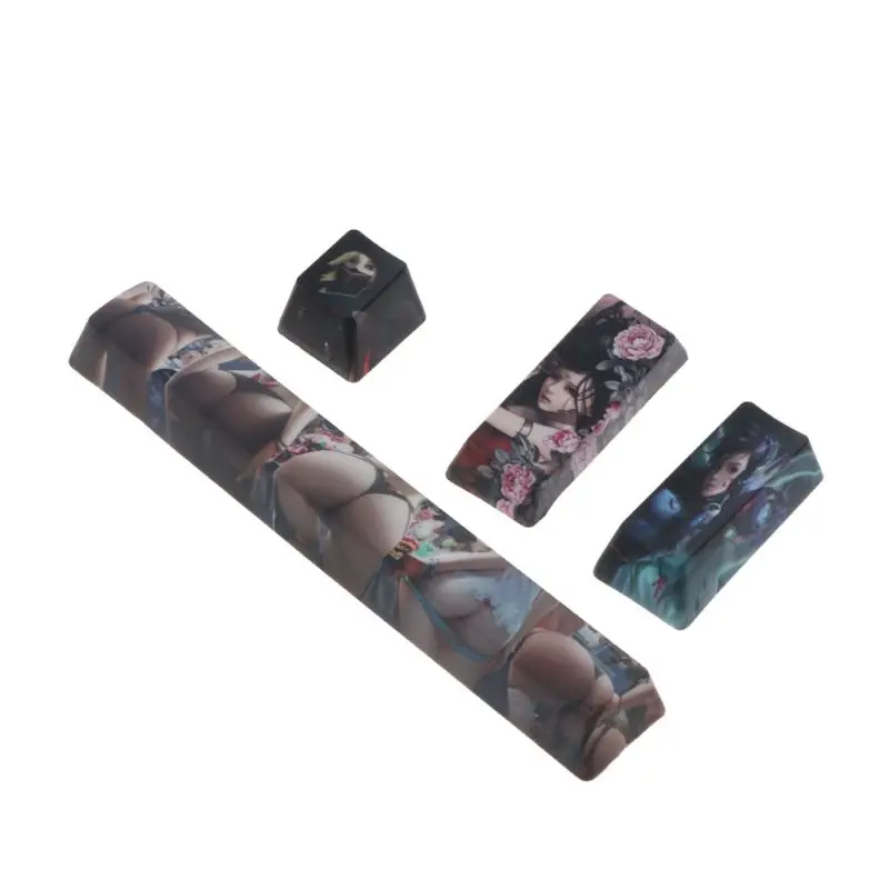 

Replace SpaceBar Keycap PBT Five Sides Dye-Subbed Spacebar 6.25U Cherry Profile Space Bar Keycap for DIY Mechanical Keyboard