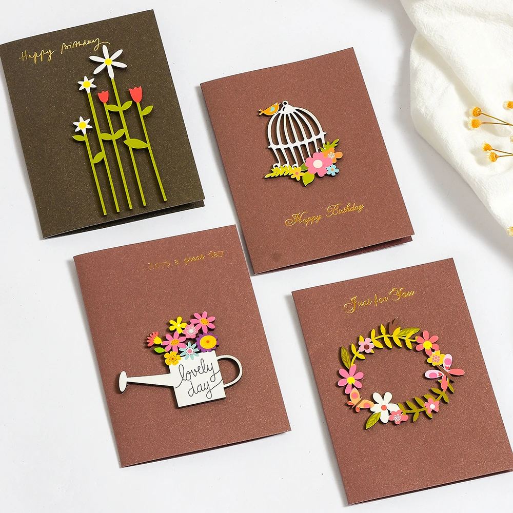 1 шт. картон дерево Сделай Сам День Святого Валентина пригласительный Декор