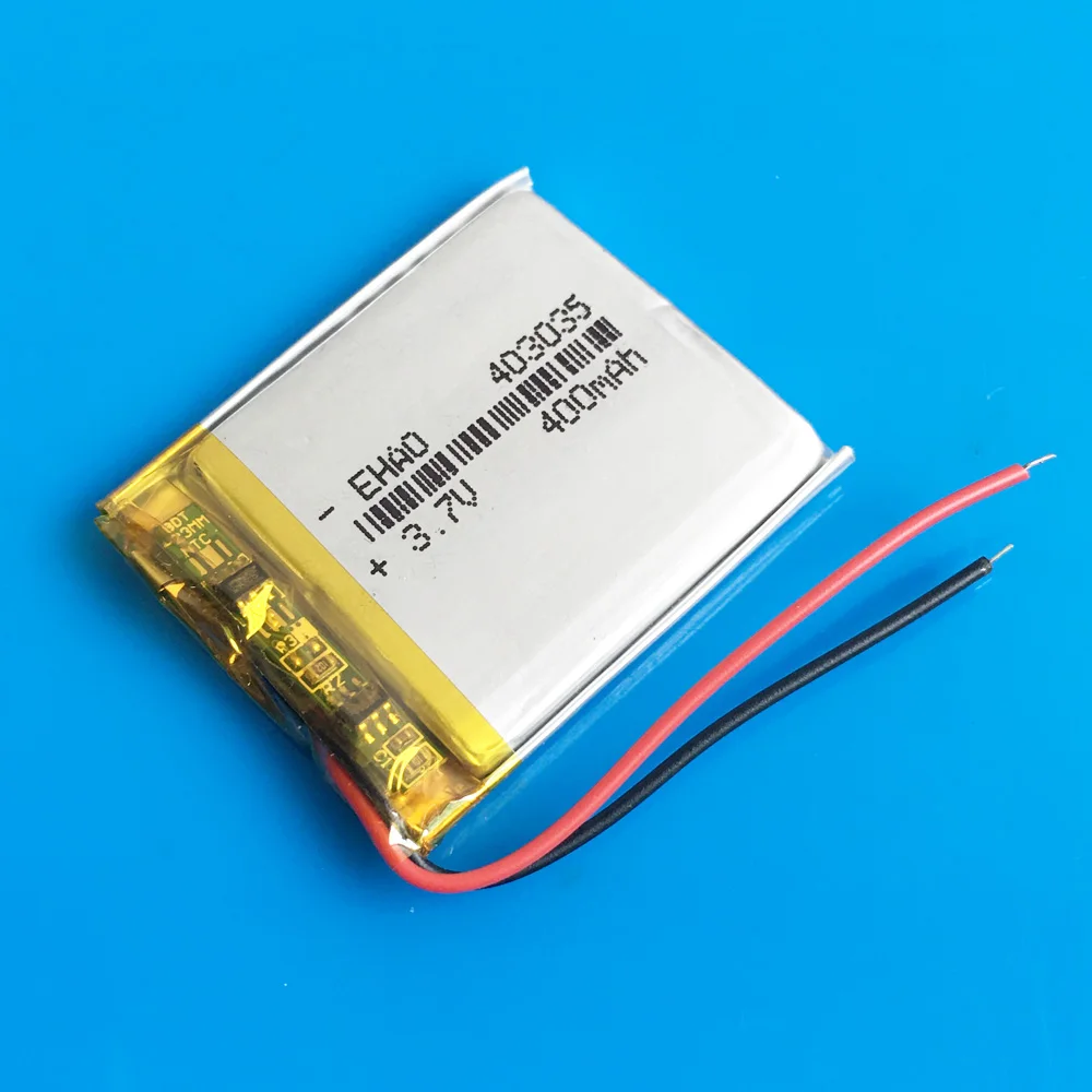 3 7 V 400mAh 403035 перезаряжаемый литий-ионный аккумулятор литий-полимерные литиевые
